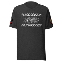 Load image into Gallery viewer, Black Dragon Fighting Society Official Kumite Unisex t-shirt in choice of colors