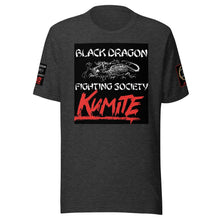 Load image into Gallery viewer, Black Dragon Fighting Society Official Kumite Unisex t-shirt in choice of colors