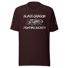 Load image into Gallery viewer, Black Dragon Fighting Society Official Kumite Unisex t-shirt in choice of colors