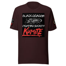 Load image into Gallery viewer, Black Dragon Fighting Society Official Kumite Unisex t-shirt in choice of colors