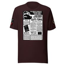 Load image into Gallery viewer, Count Dante's Black Dragon Fighting Society World;s Deadliest Fighting dim mak Death Touch ad Secrets Unisex t-shirt