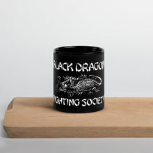 Load image into Gallery viewer, Black Dragon Fighting Society Black Glossy Mug