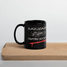 Load image into Gallery viewer, Black Dragon Fighting Society Kumite Black Glossy Mug