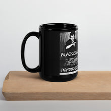 Load image into Gallery viewer, Black Dragon Fighting Society & Count Dante Portrait Black Glossy Mug