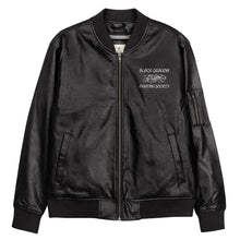 Load image into Gallery viewer, Leather Bomber Jacket