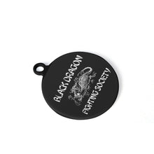 Load image into Gallery viewer, Black Dragon Fighting Society Laser Metal Alloy Dog ID Tag
