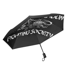 Load image into Gallery viewer, Black Dragon Fighting Society inside print Fully Auto Open &amp; Close Umbrella
