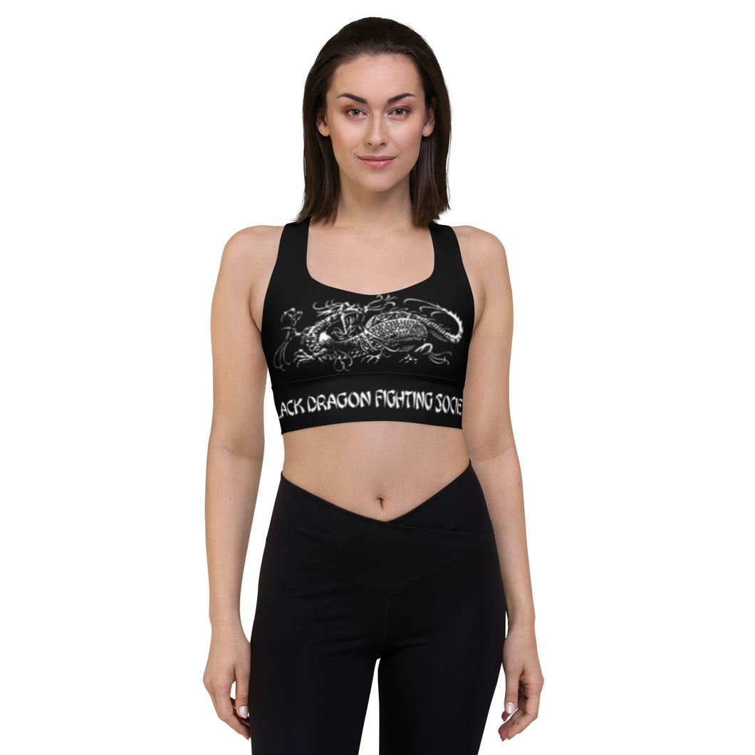 Black Dragon Fighting Society Longline sports bra