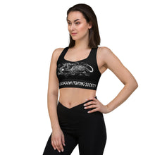 Load image into Gallery viewer, Black Dragon Fighting Society Longline sports bra
