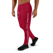 Load image into Gallery viewer, Black Dragon Fighting Society Men&#39;s Joggers in red
