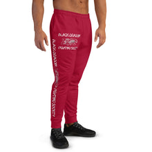 Load image into Gallery viewer, Black Dragon Fighting Society Men&#39;s Joggers in red
