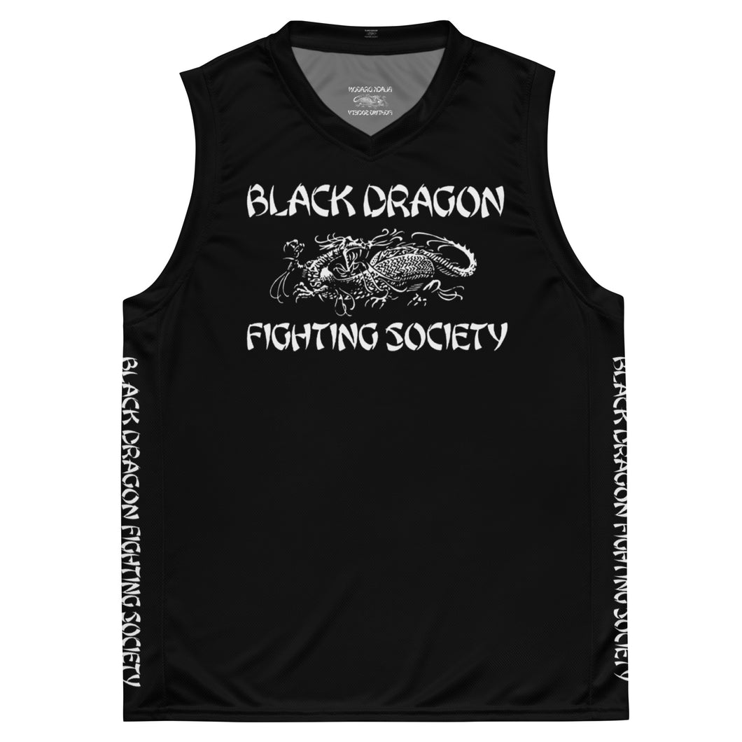 Black Dragon Fighting  Society basketball jersey