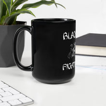 Load image into Gallery viewer, Black Dragon Fighting Society  Black Glossy Mug
