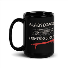 Load image into Gallery viewer, Black Dragon Fighting Society Kumite Black Glossy Mug
