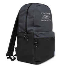Load image into Gallery viewer, Black Dragon Fighting Society Embroidered Champion Backpack
