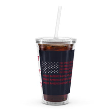 Load image into Gallery viewer, Clear plastic tumbler
