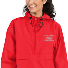 Load image into Gallery viewer, Black Dragon Fighting Society Embroidered Champion Packable Jacket

