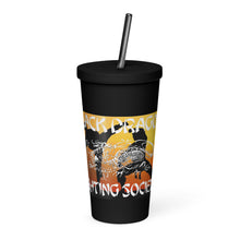 Load image into Gallery viewer, Black Dragon Fighting Society Kumite Fighters Insulated tumbler with a straw
