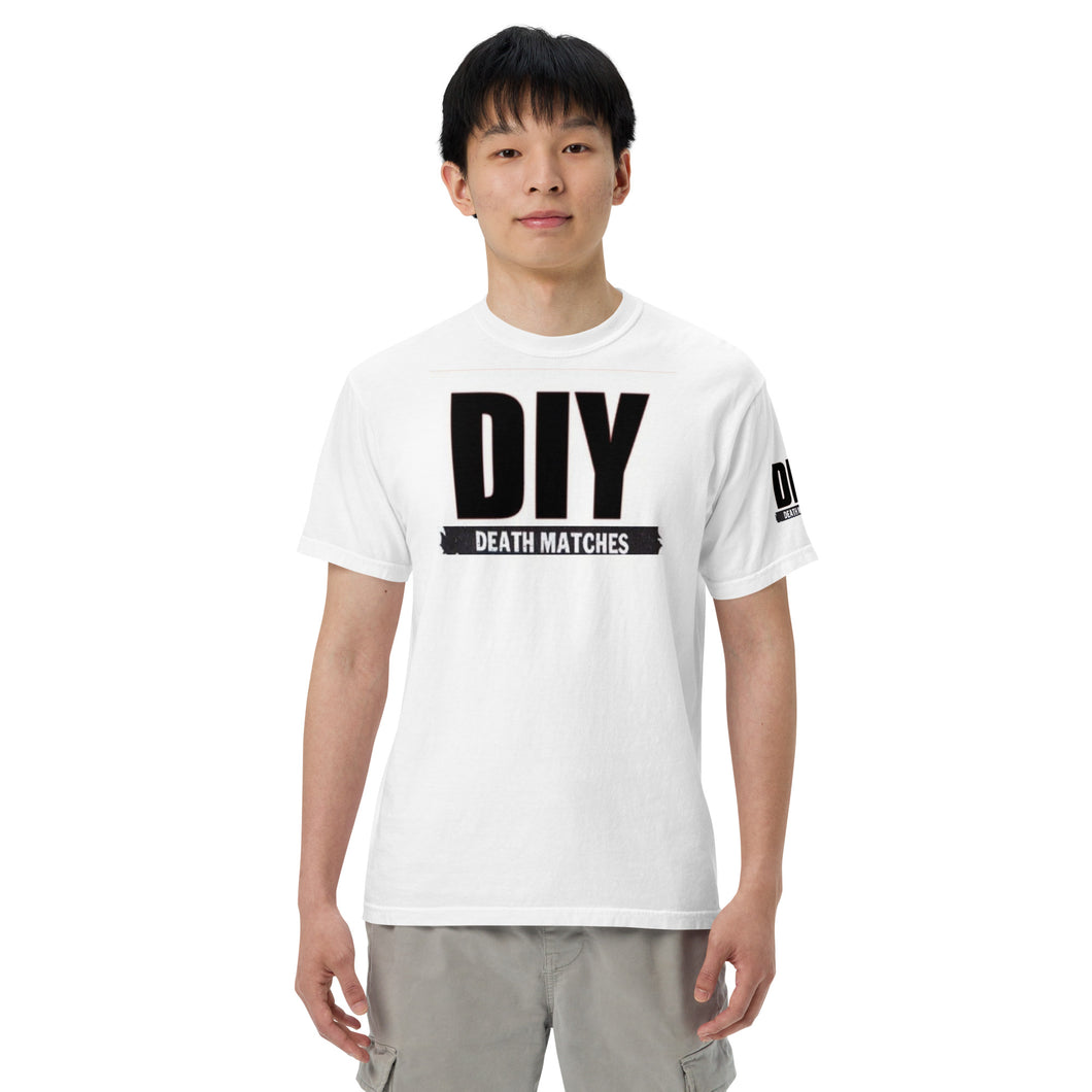DIY DEATH MATCH Men’s garment-dyed heavyweight t-shirt