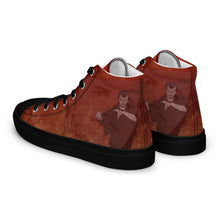 Load image into Gallery viewer, Count Dantes Inferno Black Dragon Fighting Society Men’s high top canvas shoes  Men’s high top canvas shoes
