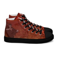 Load image into Gallery viewer, Count Dantes Inferno Black Dragon Fighting Society Men’s high top canvas shoes  Men’s high top canvas shoes
