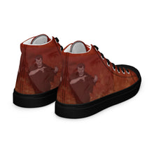Load image into Gallery viewer, Count Dantes Inferno Black Dragon Fighting Society Men’s high top canvas shoes  Men’s high top canvas shoes
