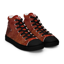 Load image into Gallery viewer, Count Dantes Inferno Black Dragon Fighting Society Men’s high top canvas shoes  Men’s high top canvas shoes
