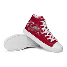 Load image into Gallery viewer, Men’s high top canvas shoes
