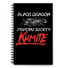 Load image into Gallery viewer, Black Dragon Fighting Society, Count Dante, Kumite Spiral notebook

