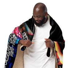 Load image into Gallery viewer, Count Dante&#39;s life &amp; Black Dragon Fighting Society Sherpa blanket
