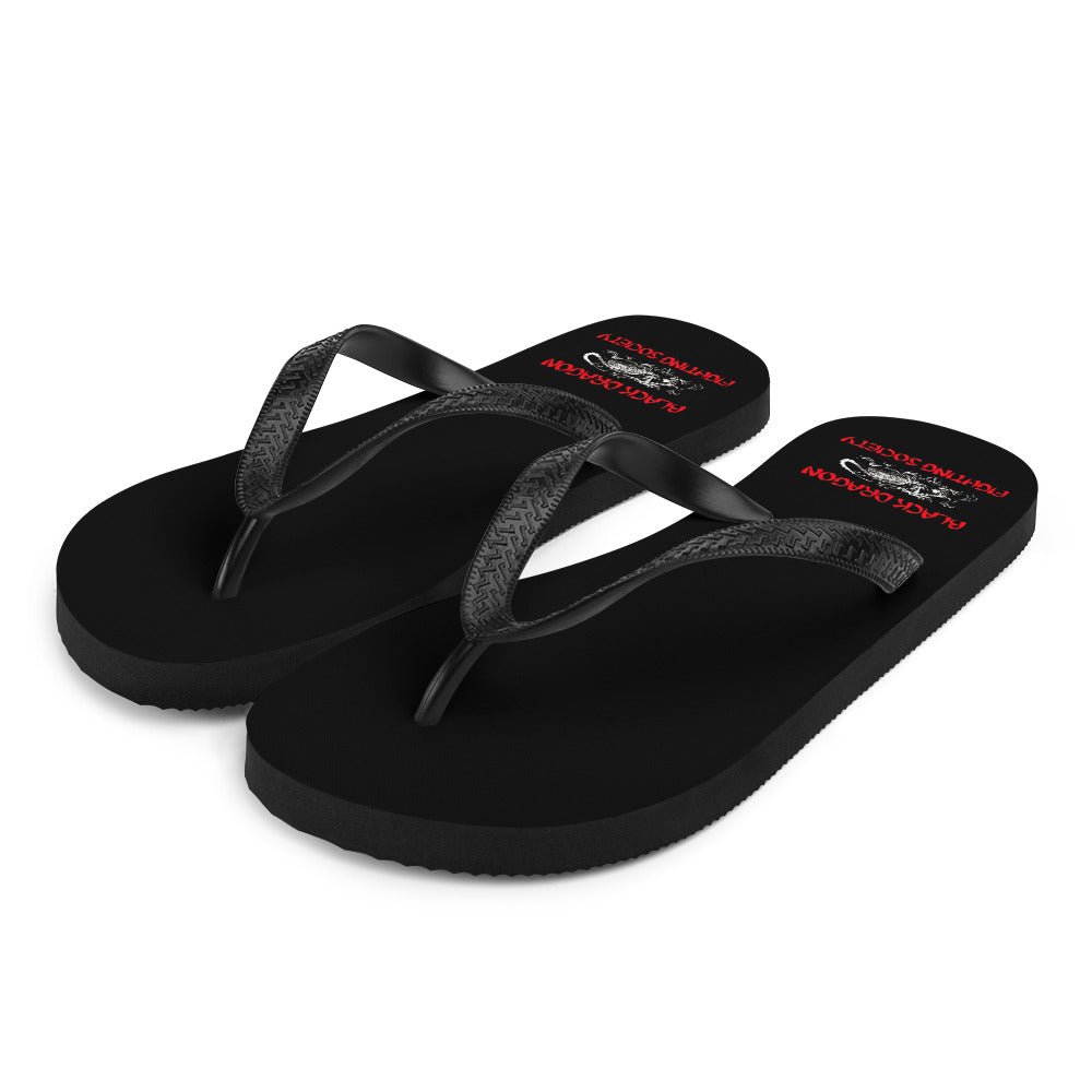 Black Dragon Fighting Society Flip-Flops