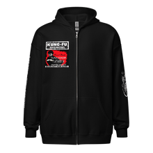 Load image into Gallery viewer, Black Dragon Fighting Society Count Dante Deadliest Man Alive Kung Fu Death Matches Unisex heavy blend zip hoodie
