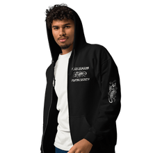 Load image into Gallery viewer, Black Dragon Fighting Society Unisex heavy blend zip hoodie
