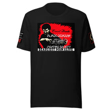 Load image into Gallery viewer, Count Dante Deadliest Man Alive &amp; Black Dragon Fighting Society Comic Book logo Unisex t-shirt
