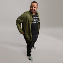 Load image into Gallery viewer, Black Dragon Fighting Society Kumite with arm patches Unisex t-shirt in Choice of colors.
