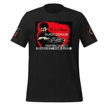Load image into Gallery viewer, Count Dante Deadliest Man Alive &amp; Black Dragon Fighting Society Comic Book logo Unisex t-shirt
