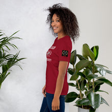 Load image into Gallery viewer, Black Dragon Fighting Society Kumite with arm patches Unisex t-shirt in Choice of colors.
