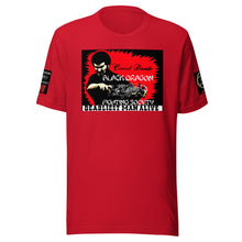 Load image into Gallery viewer, Count Dante Deadliest Man Alive &amp; Black Dragon Fighting Society Comic Book logo Unisex t-shirt
