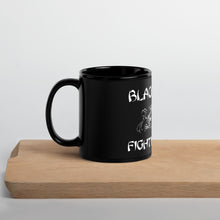 Load image into Gallery viewer, Black Dragon Fighting Society  Black Glossy Mug
