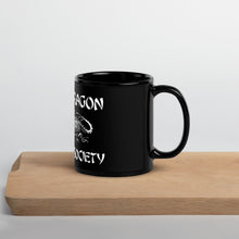 Load image into Gallery viewer, Black Dragon Fighting Society  Black Glossy Mug
