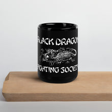 Load image into Gallery viewer, Black Dragon Fighting Society  Black Glossy Mug
