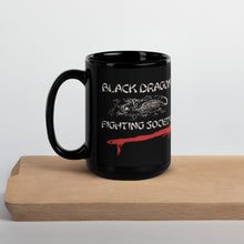 Load image into Gallery viewer, Black Dragon Fighting Society Kumite Black Glossy Mug
