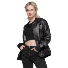 Load image into Gallery viewer, Leather Bomber Jacket
